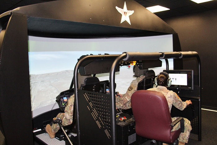 Soldiers operate the new CAPT-E-VCS