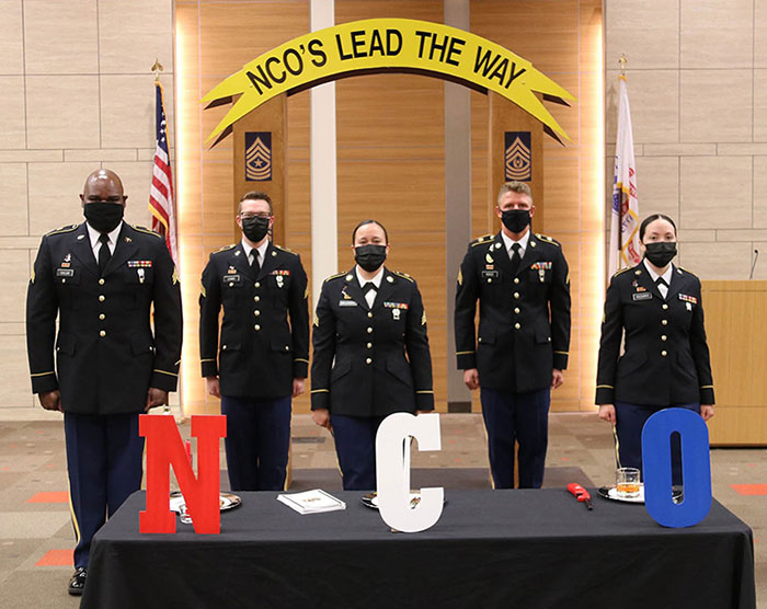 USAMRICD welcomed five new sergeants