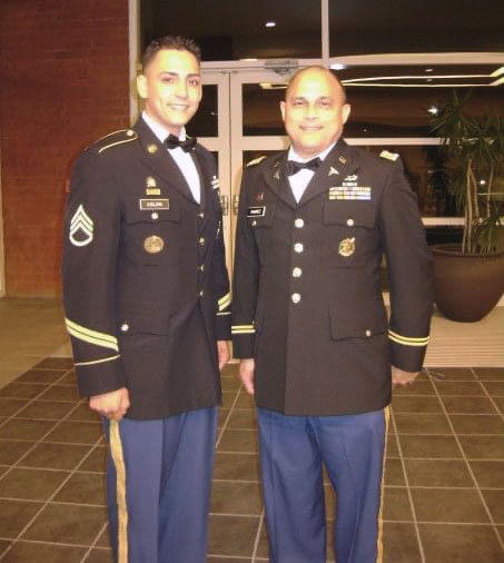 1st Lt. Colon and Maj. Romero