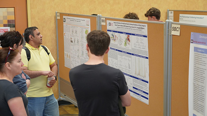 Nearly 100 scientific posters