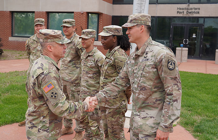 Command Sgt. Maj. Dills thanks Soldiers