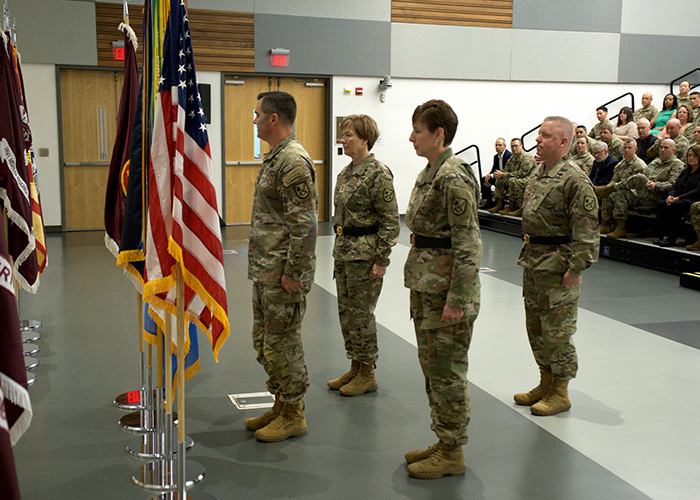 Change of Command ceremony
