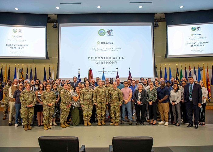 Current and former USAMMDA staff