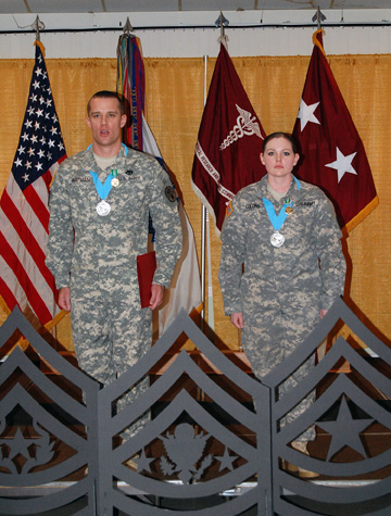 Staff Sgt. Craig A. Wayman and Sgt. Ester E. Collins