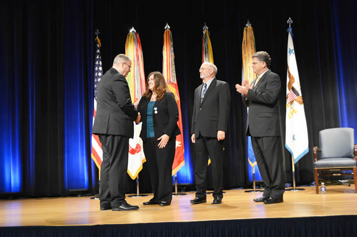Kathleen Berst receives the Distinguished Civilian Service Award