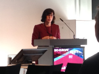 Dawn Rosarius spoke at the 2017 BioEurope meeting in Berlin, Germany