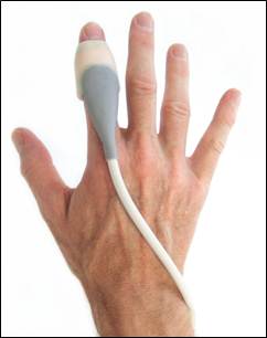 finger-mounted ultrasound technology