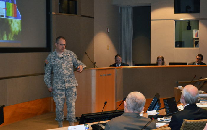 Maj. Gen. Brian C. Lein addresses attendees