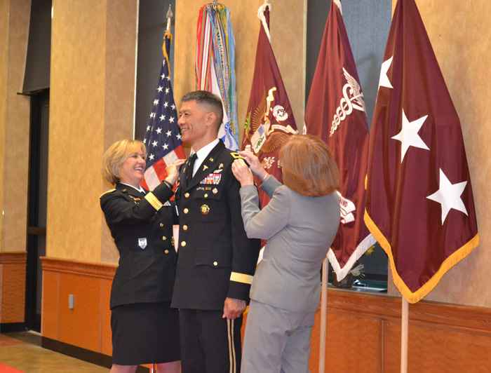 Brig. Gen. (Dr.) Joseph Caravalho Jr. was promoted to the rank of Major General by Lt. Gen. Patricia D. Horoho