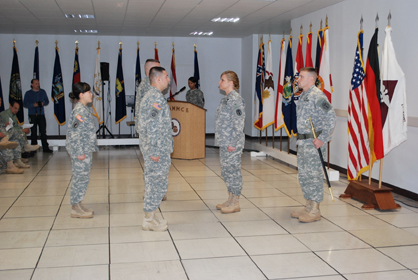 Sgt. 1st Class Robert White assumes charge at USAMMCE