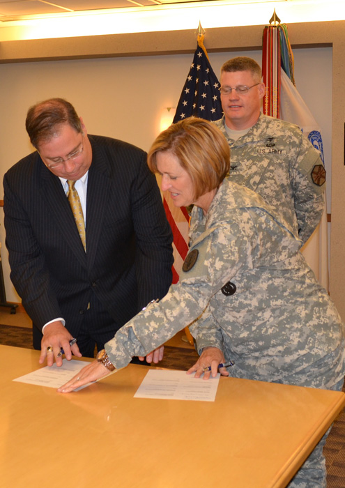 Lt. Gen. Patricia D. Horoho signs new amendment