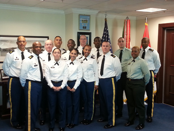 6th MLMC soldiers toured the Pentagon