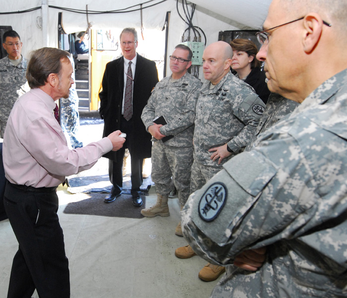 Military Health System's Flag Officers Visit Fort Detrick