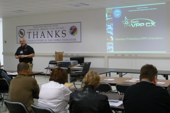 Instructor John Ciesla covers the VPP orientation.