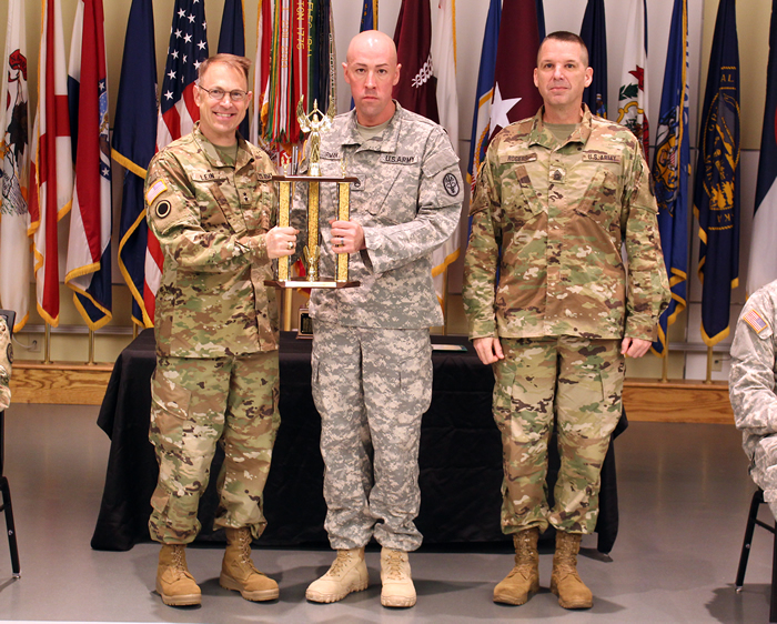 Staff Sgt. Ilker Irmak receives award
