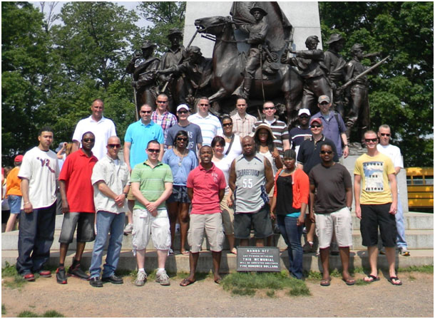 USAMRIID staff at Gettysburg