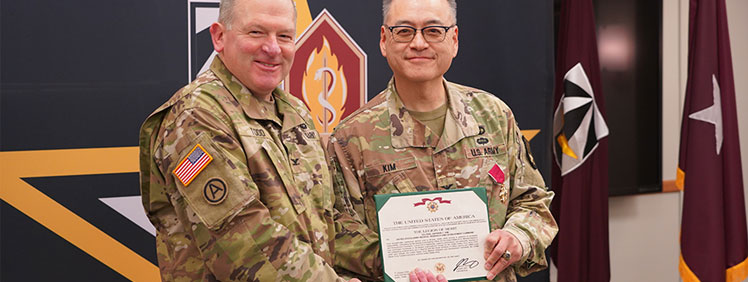 USAMRDC's Col. Andrew Kim Retires After Two-Decade Career in Military Medicine