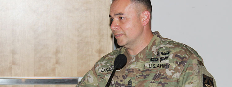 In Departing USAMRDC, Laragione Charts a Course for Home