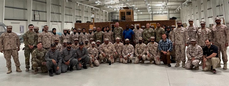 USAMRDC Mobile Training Team Supports Joint Multinational Effort in United Arab Emirates